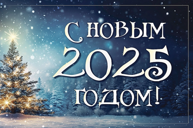 Поздравление с новым 2025 годом!